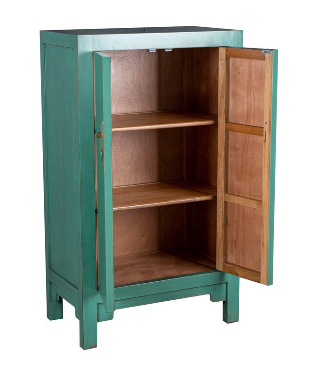 Armoire Chinoise Dusty Turquoise - Orientique Collection L70xP40xH120cm