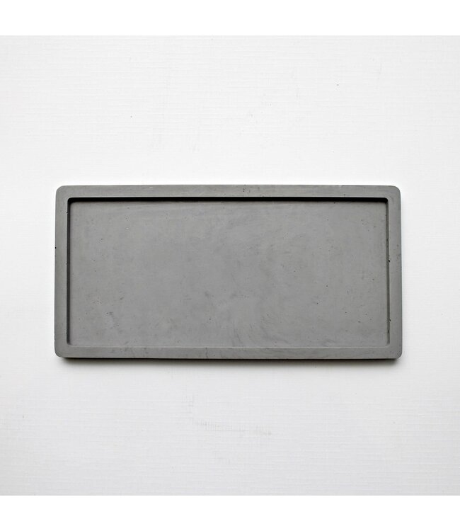 Decorative Tray Mango Wood Handmade in Thailand Grey