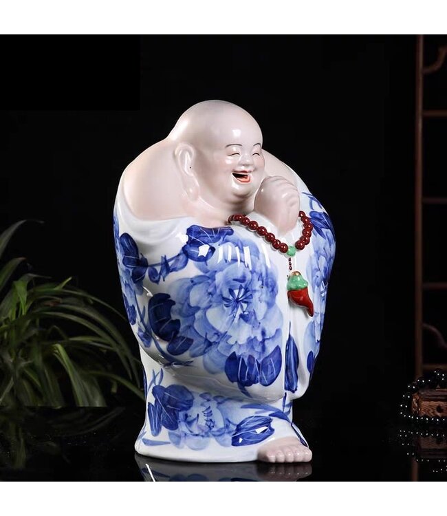 Chinese Buddha Porcelain B25xD15xH35cm