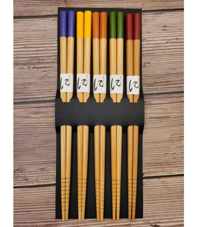 Chopsticks Set/5 Giftbox Various Colours