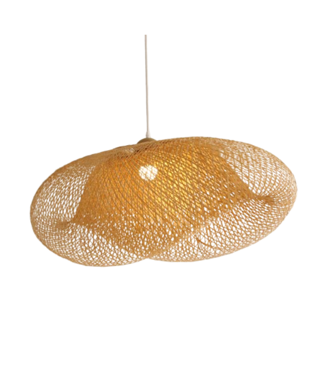 Lampada a Sospensione in Bambù Fatto a Mano - Madelyn L60xP25xA38cm
