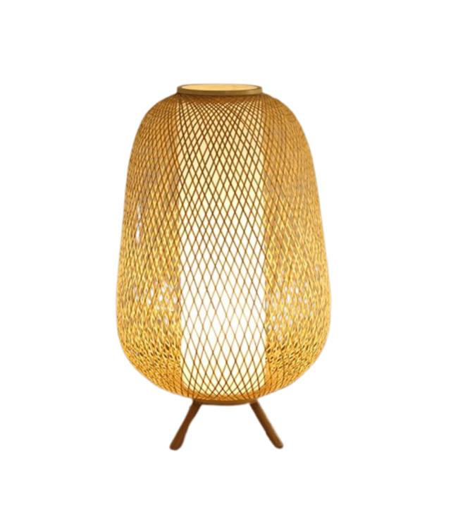 Lampada in Bamboo Webbing Fatta a Mano - Isha D38xA60cm