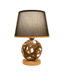 Lampe de Table en Bambou Braun Fait Main - Lyle D24xH36cm