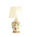 Lampe de Table en Porcelaine Blanc Colibri Fait Main - Corinne D30xH48cm