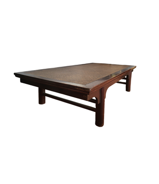 Fine Asianliving Antique Chinese Table with Bamboo W220xD104xH54cm