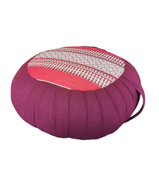 Fine Asianliving Thais Kussen Meditatie Zitkussen Rond Zafu D40xH17cm Bordeauxrood