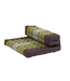 Thai Kissen Yoga Sitz 50x75x12cm Meditation Matte Faltbar Kissenblock  Kapok Grün