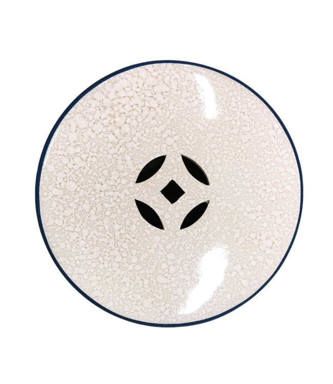 Sgabello in Ceramica Botanico d'Epoca Fatto a Mano - Noud D30xA45cm