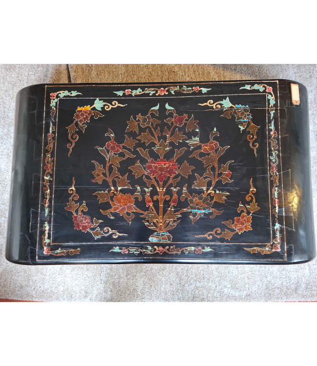 OUTLET Chinese Salontafel Handgeschilderd Zwart ZELF AFHALEN