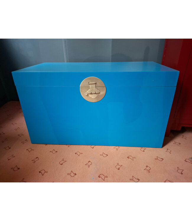 OUTLET Chinese Kist Hemelsblauw - Orientique Collectie B90xD45xH50cm ZELF AFHALEN