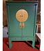 OUTLET Chinese Bruidskast Blue Lagoon - Orientique Collection B100xD55xH175cm ZELF AFHALEN