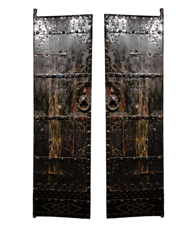 Antique Chinese Door Set/2 W70xH241cm