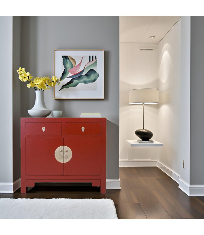 Chinese Cabinet Ruby Red - Orientique Collection W90xD40xH80cm