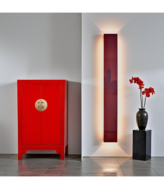 Chinese Kast Lucky Rood - Orientique Collection B70xD40xH120cm