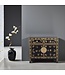 Armadio Cinese Nero Farfalle Dipinte A Mano - Orientique Collezione L90xP40xA80cm