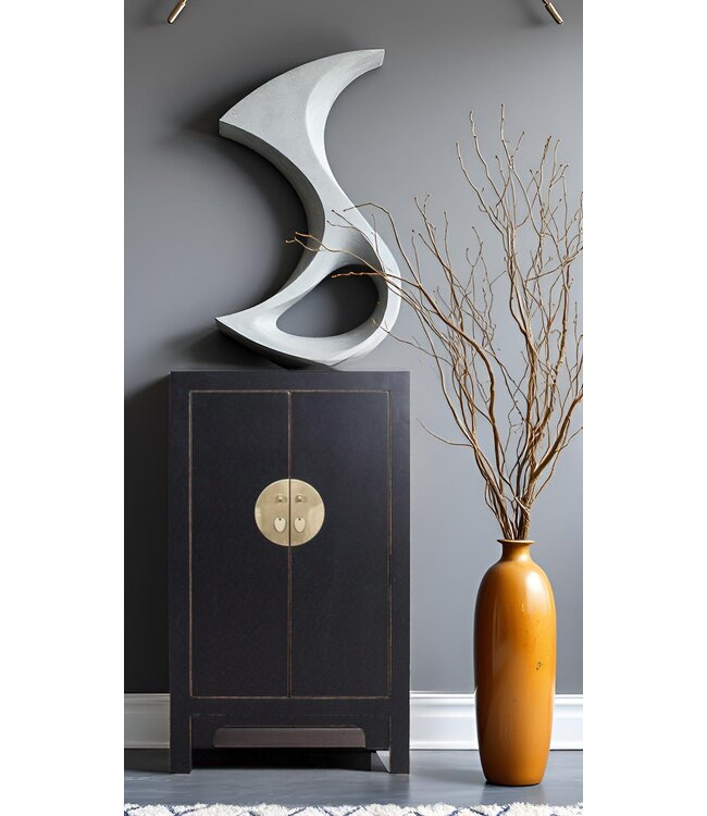 Armario Chino Ónix Negro - Orientique Colección An70xP40xAl120cm