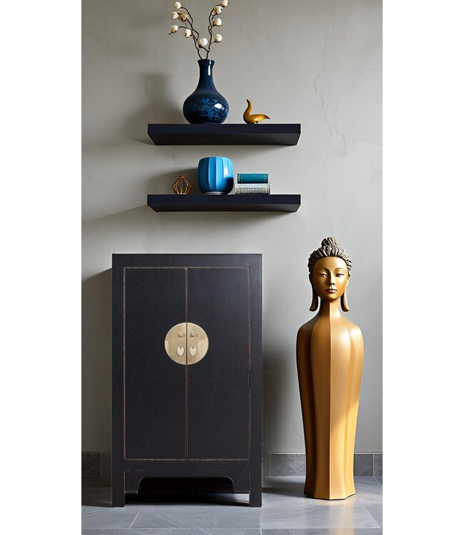 Armario Chino Ónix Negro - Orientique Colección An70xP40xAl120cm