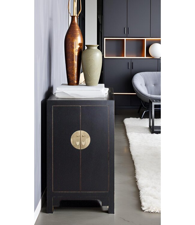 Armario Chino Ónix Negro - Orientique Colección An70xP40xAl120cm