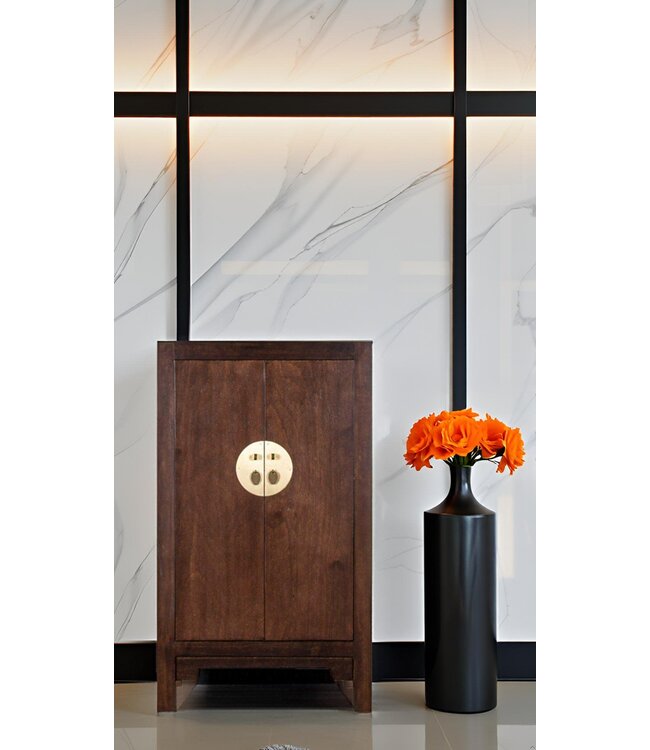 Chinesischer Schrank Earthy Braun - Orientique Kollektion B70xT40xH120cm