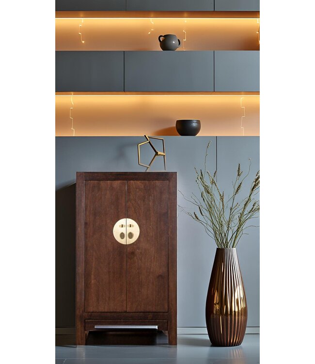 Chinese Cabinet Earthy Brown - Orientique Collection W70xD40xH120cm