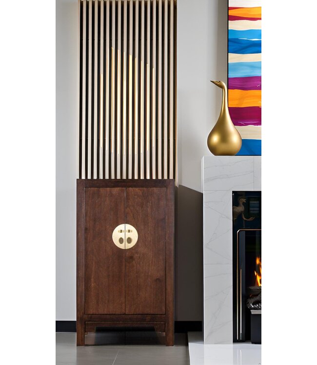 Chinese Kast Earthy Bruin - Orientique Collection B70xD40xH120cm