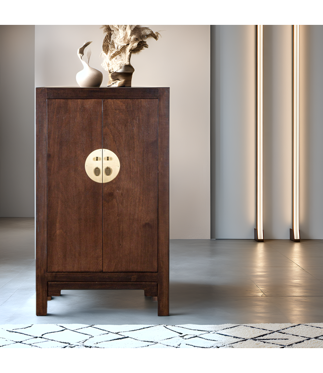 Chinese Cabinet Earthy Brown - Orientique Collection W70xD40xH120cm