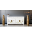 Buffet Chinois Blanc Neige Peinte à la Main L180xP40xH85cm