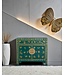 Chinese Kast Teal Vlinders Handbeschilderd - Orientique Collectie B90xD40xH80cm