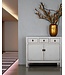 Antikes Chinesisches Sideboard Weiss Hochglanz B101xT39xH88cm