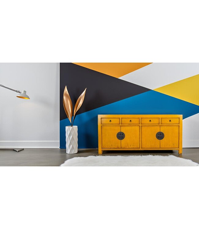 Credenza Cinese Giallo Marigold - Orientique Collezione L180xP40xA85cm