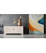 Meuble TV Chinois Moonshine Grège - Orientique Collection L106xP45xH46cm