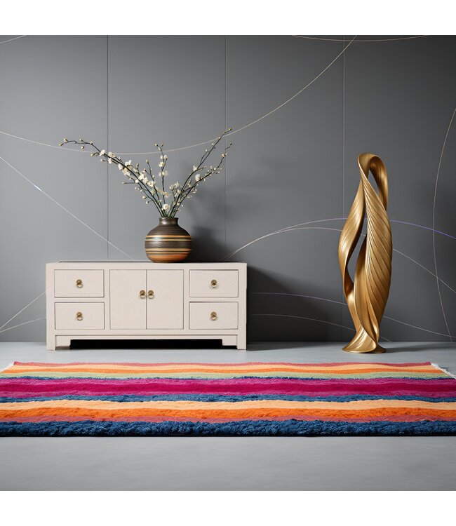 Mueble TV Chino Moonshine Gris - Orientique Colección An106xP45xAl46cm