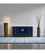 Meuble TV Chinois Bleu Nuit - Orientique Collection L121xP37xH61cm