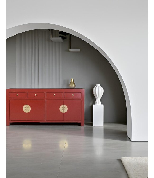 Chinese Sideboard Ruby Red - Orientique Collection W180xD40xH85cm