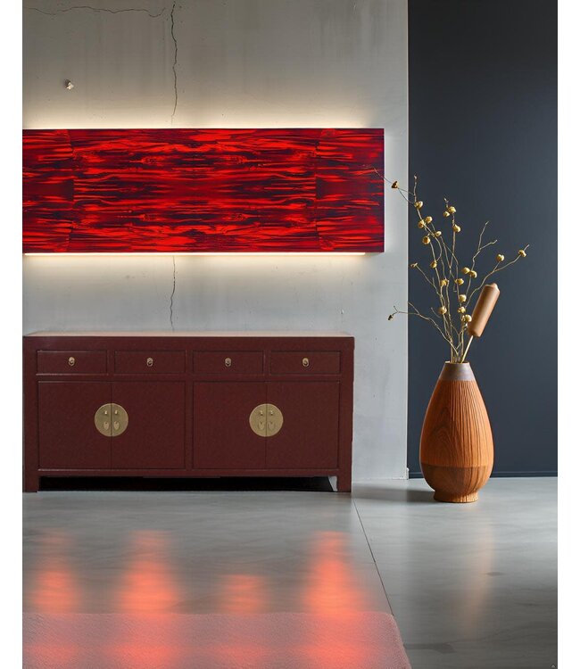 Buffet Chinois Scarlet Rouge L180xP40xH85cm