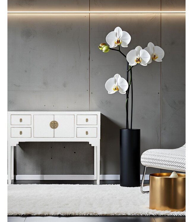 Chinese Sidetable Sneeuw Wit - Orientique Collectie B100xD26xH80cm