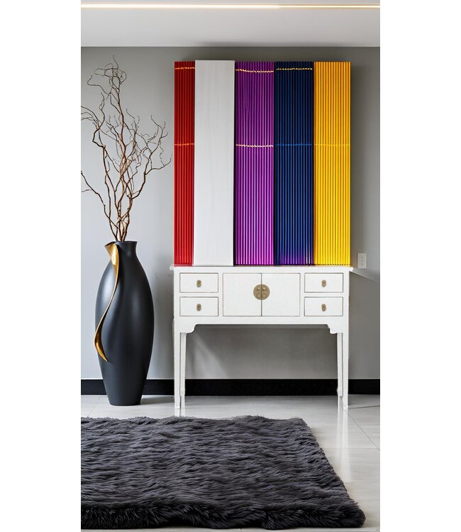 Chinese Sidetable Sneeuw Wit - Orientique Collectie B100xD26xH80cm