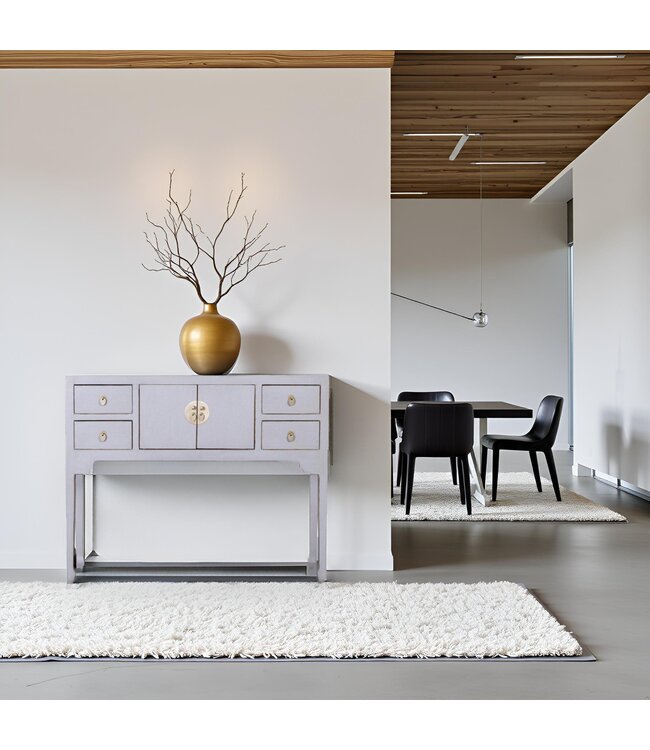 Chinese Console Table Pastel Grey - Orientique Collection W100xD26xH80cm