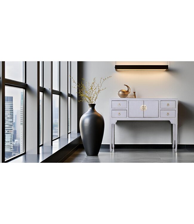 Chinese Console Table Pastel Grey - Orientique Collection W100xD26xH80cm