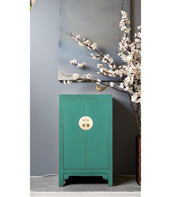 Armoire Chinoise Dusty Turquoise - Orientique Collection L70xP40xH120cm