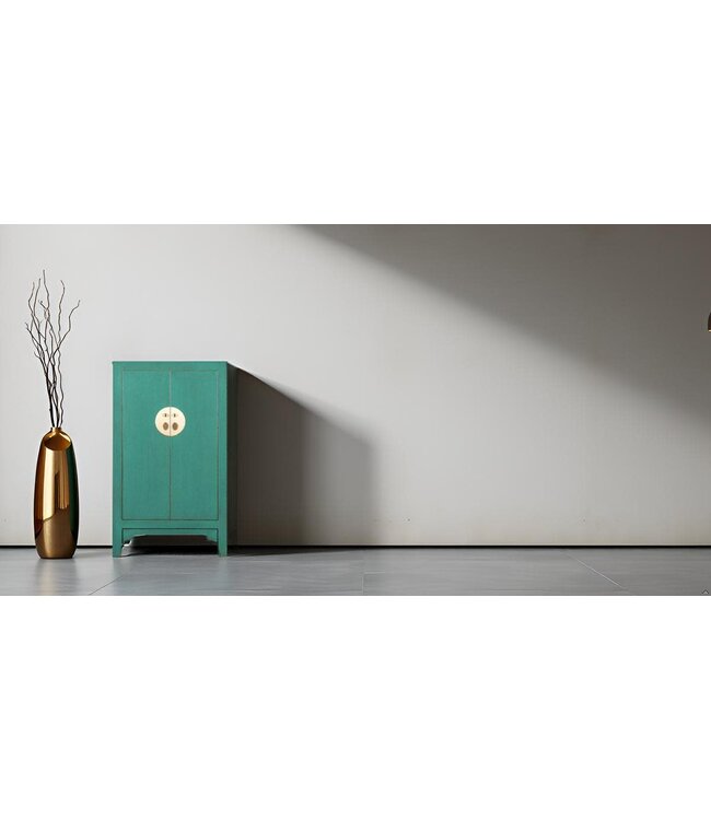 Armoire Chinoise Dusty Turquoise - Orientique Collection L70xP40xH120cm