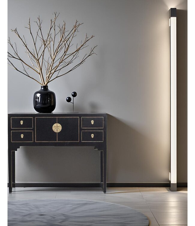 Chinese Console Table Onyx Black - Orientique Collection W100xD26xH80cm