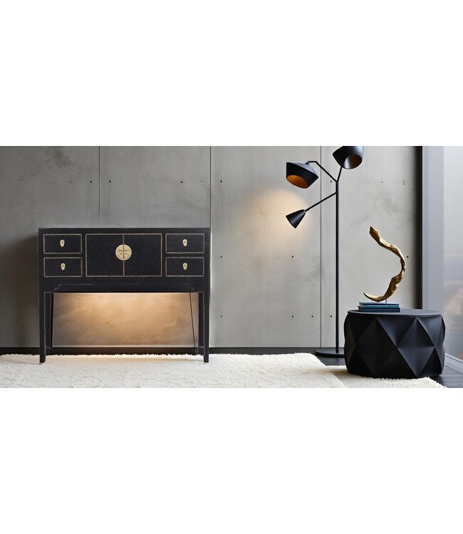 Chinese Console Table Onyx Black - Orientique Collection W100xD26xH80cm