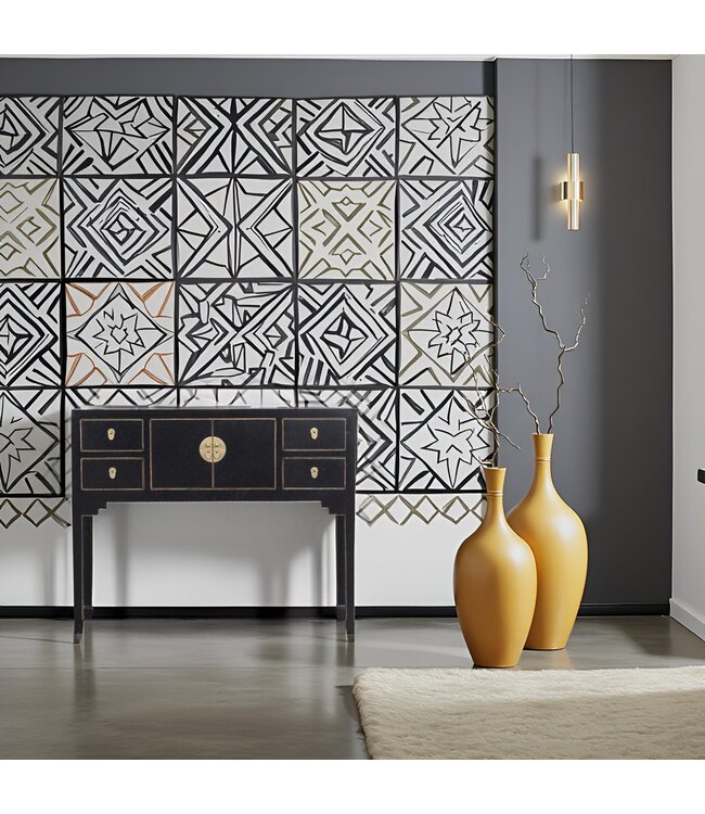 Chinesischer Konsolentisch Onyx Schwarz - Orientique Kollektion B100xT26xH80cm