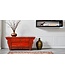 Armoire Chinois Ancien Rouge Brillant L105xP41xH45cm