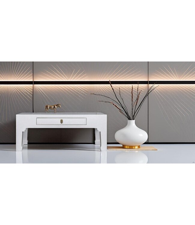 Mesa de Centro China Blanca - Orientique Colección A110xP60xA45cm