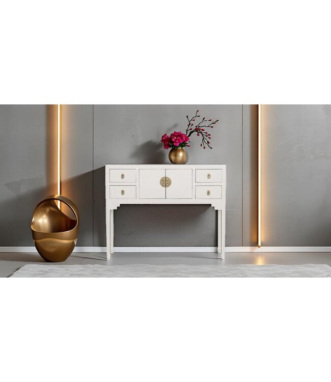 Chinese Sidetable Moonshine Greige - Orientique Collectie B100xD26xH80cm