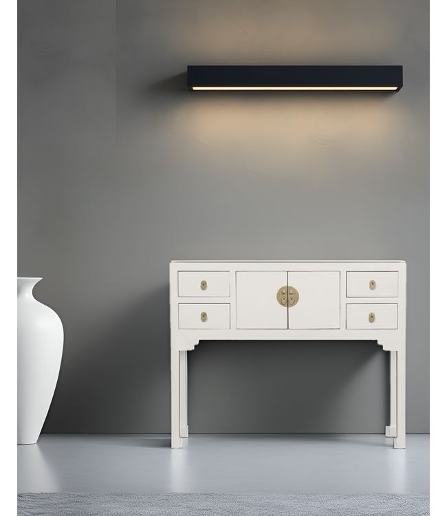 Chinese Console Table Moonshine Greige - Orientique Collection W100xD26xH80cm