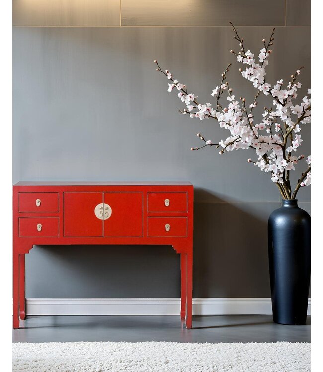 Chinese Console Table Lucky Red - Orientique Collection W100xD26xH80cm