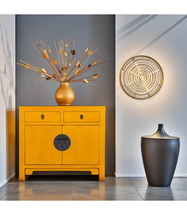 Armario Chino Amarillo Marigold - Orientique Colección An90xP40xAl80cm